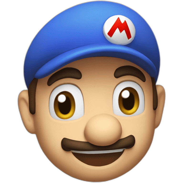 super mario finger pointing emoji