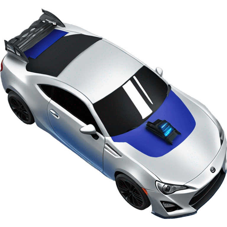 Fr-s Haunted Darth Vader’s dark pearl-blue race car, glowing light saber bumpers rear wing  emoji