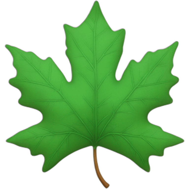 Canadian maple leaf emoji