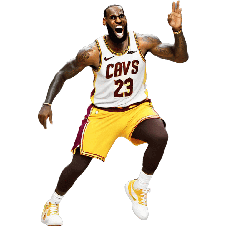 Lebron james dancing emoji