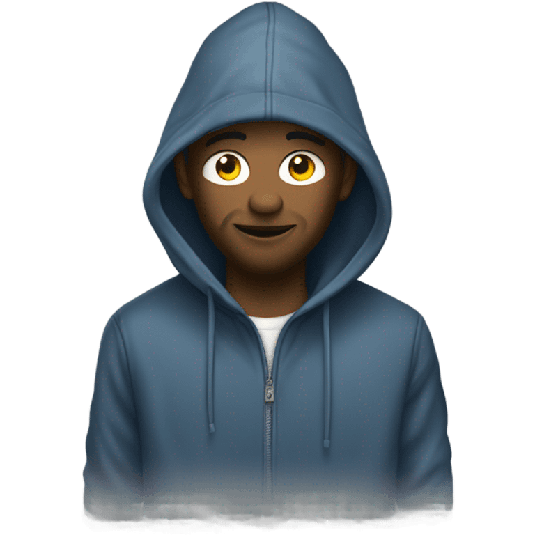 Rappeur cagouler emoji