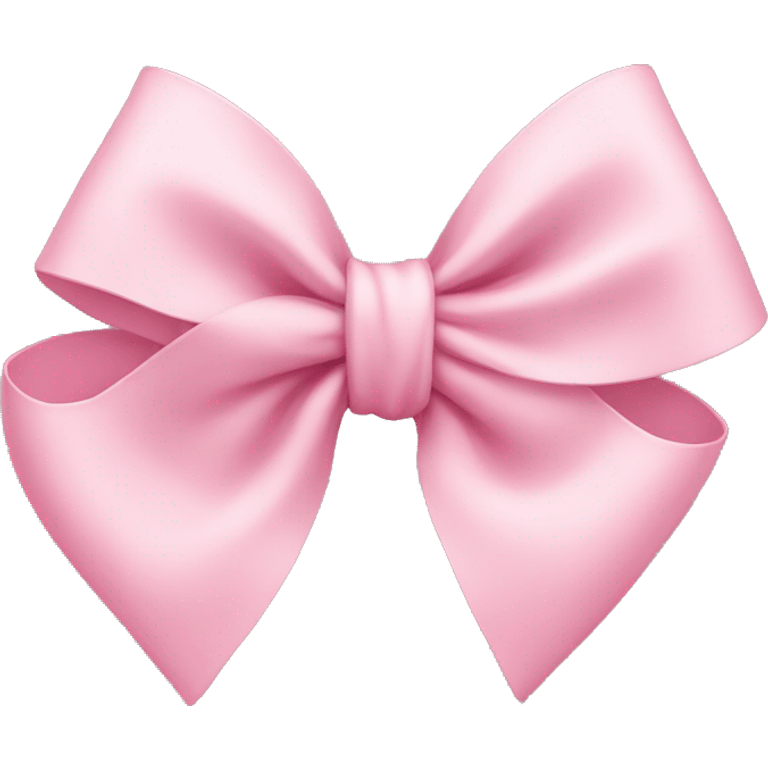 Light pink bow emoji