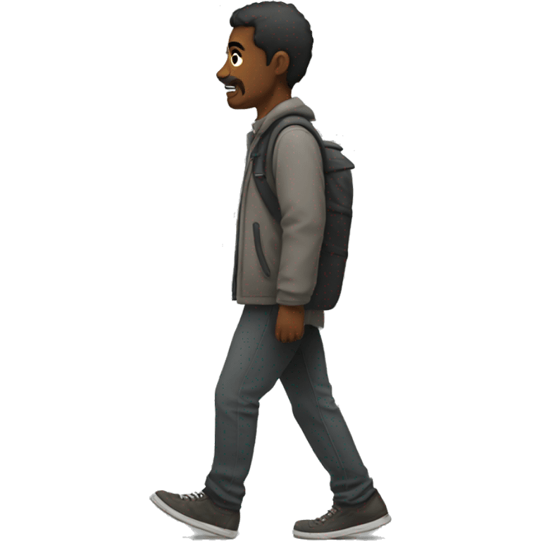 Alone walk  emoji