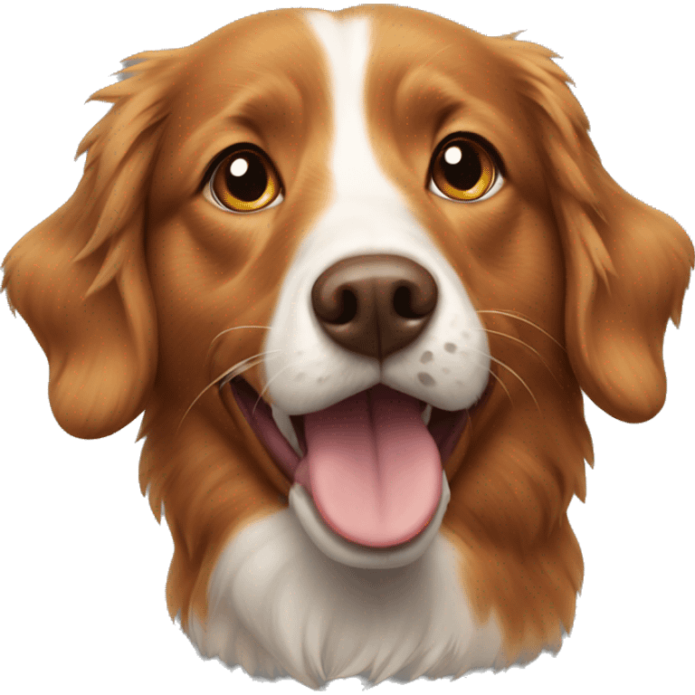 Duck Toller dog emoji