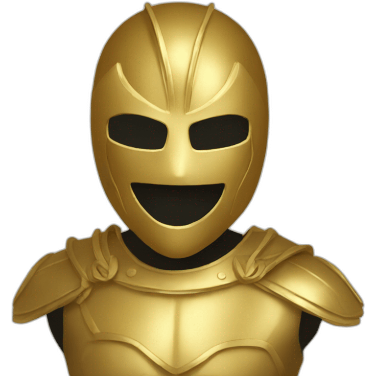 golden masked emoji