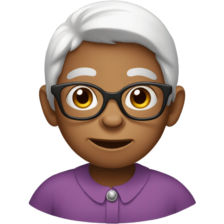 Monkey that is a grandma emoji