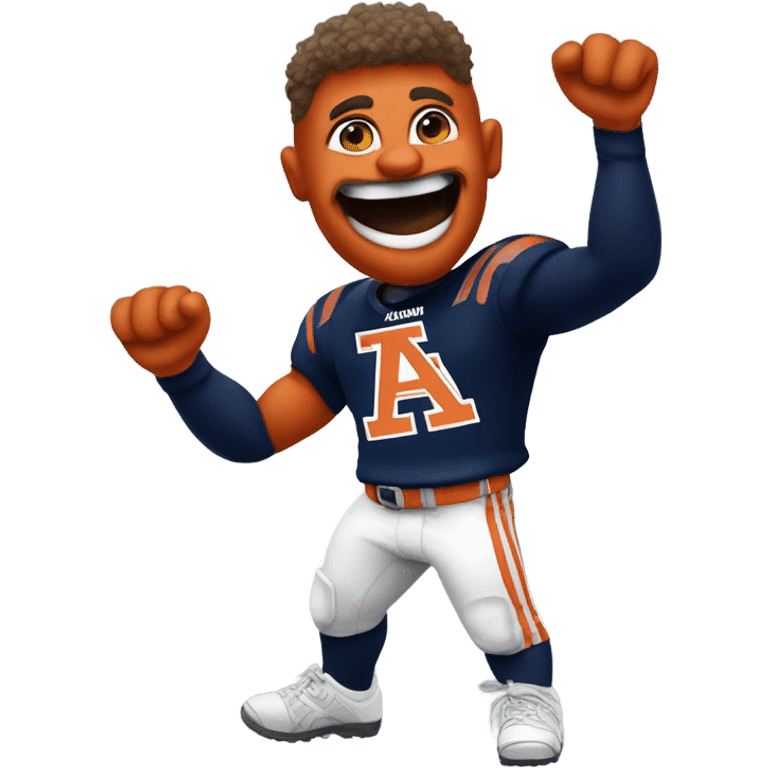 Auburn University super sports fan emoji