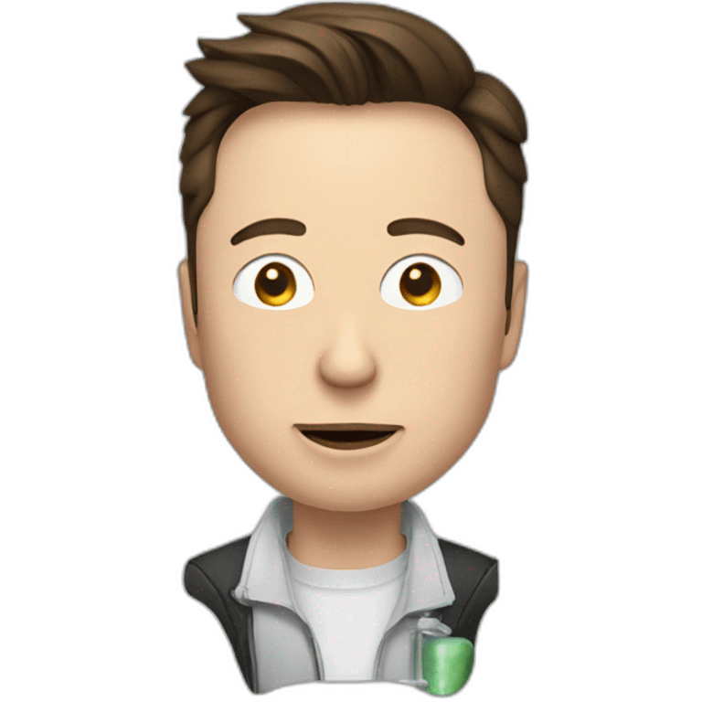 elon musk doing drugs, for educational purposes only, inclusiveness and positive, LGTBQ+ emoji