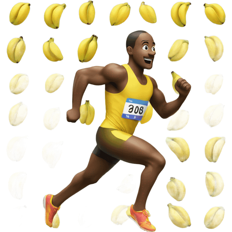 fit banana sprinting emoji