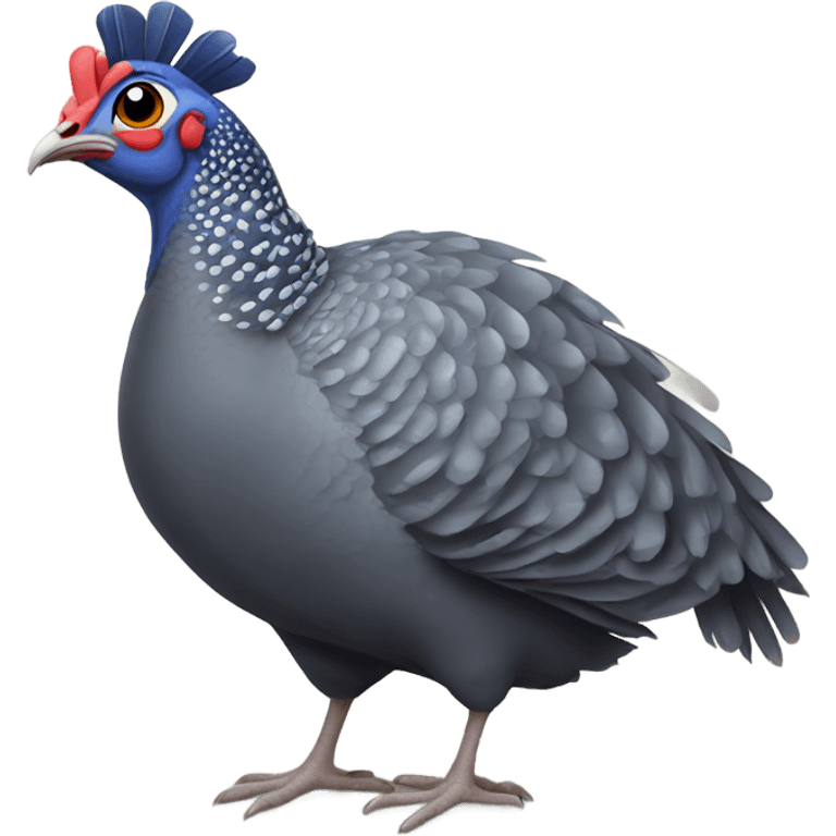 Guinea fowl emoji