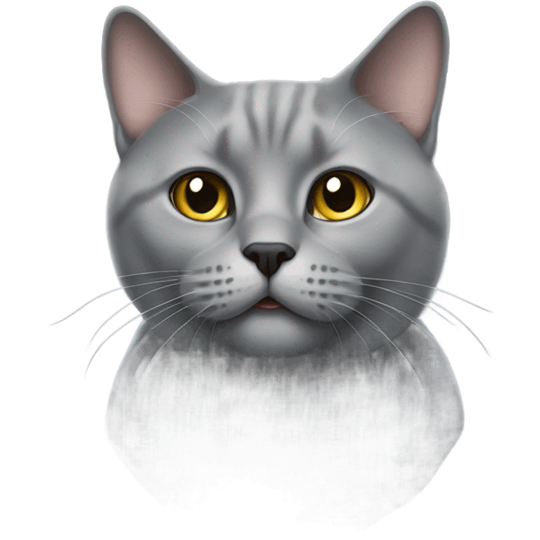 Grey British Cat emoji