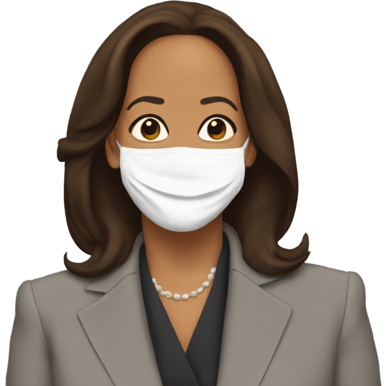 Kamala Harris cartoon emoji