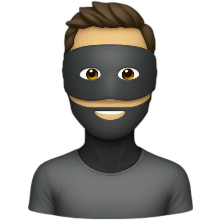 Masked man emoji