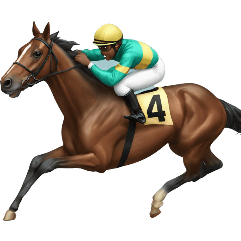 Racehorse  emoji