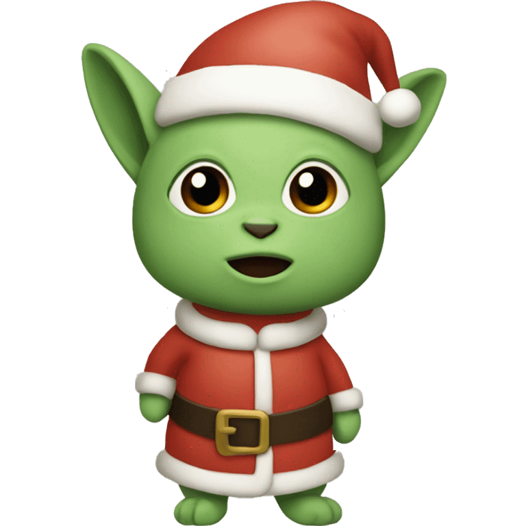 christmas grogu emoji