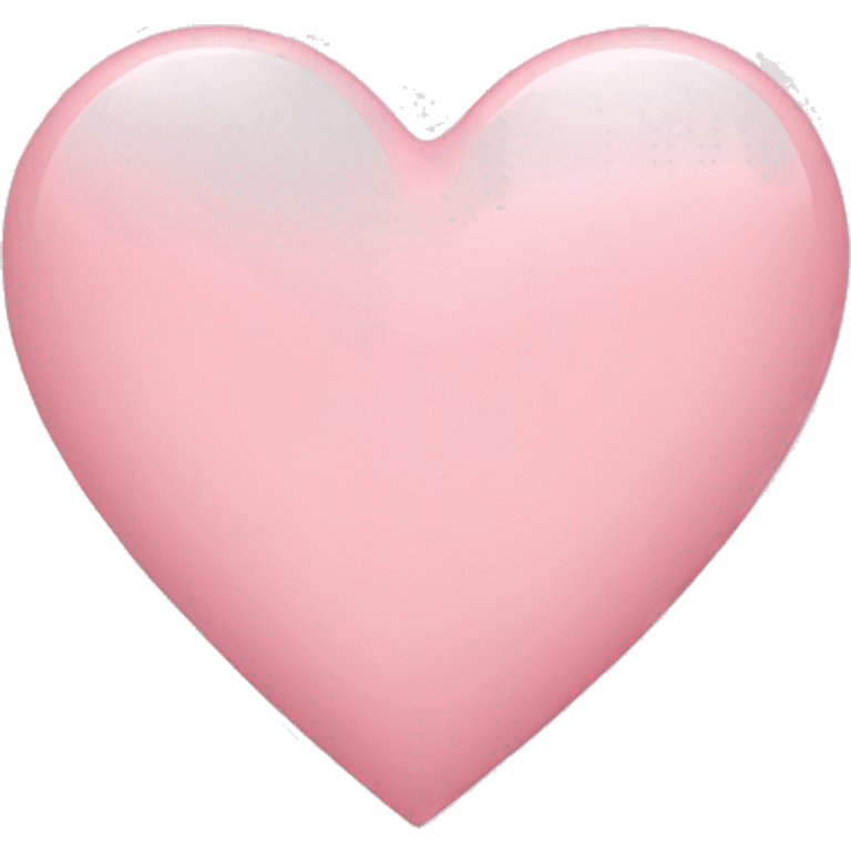 Light pink heart emoji