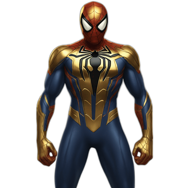 gold spiderman 2099 emoji