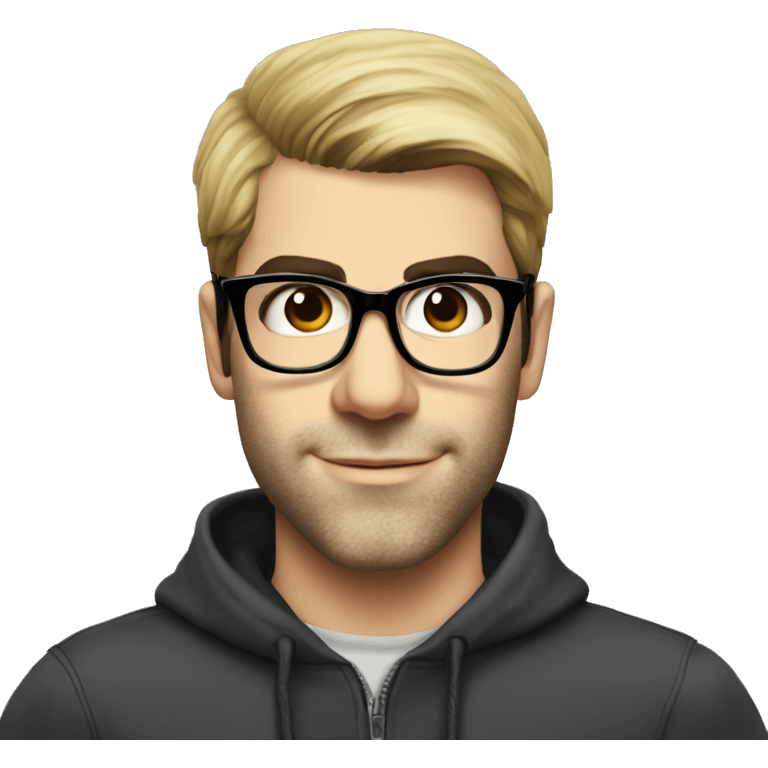 Zachary Quinto with glasses ahs emoji