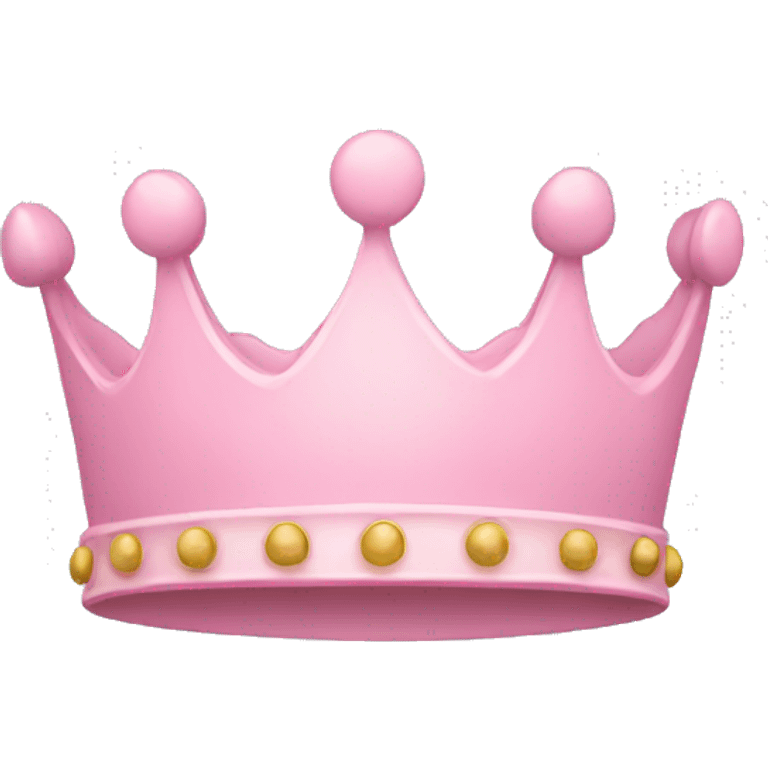 light pink crown emoji