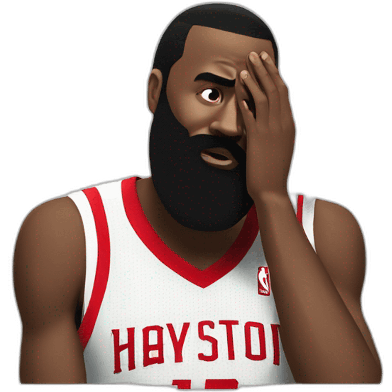 James Harden facepalm emoji