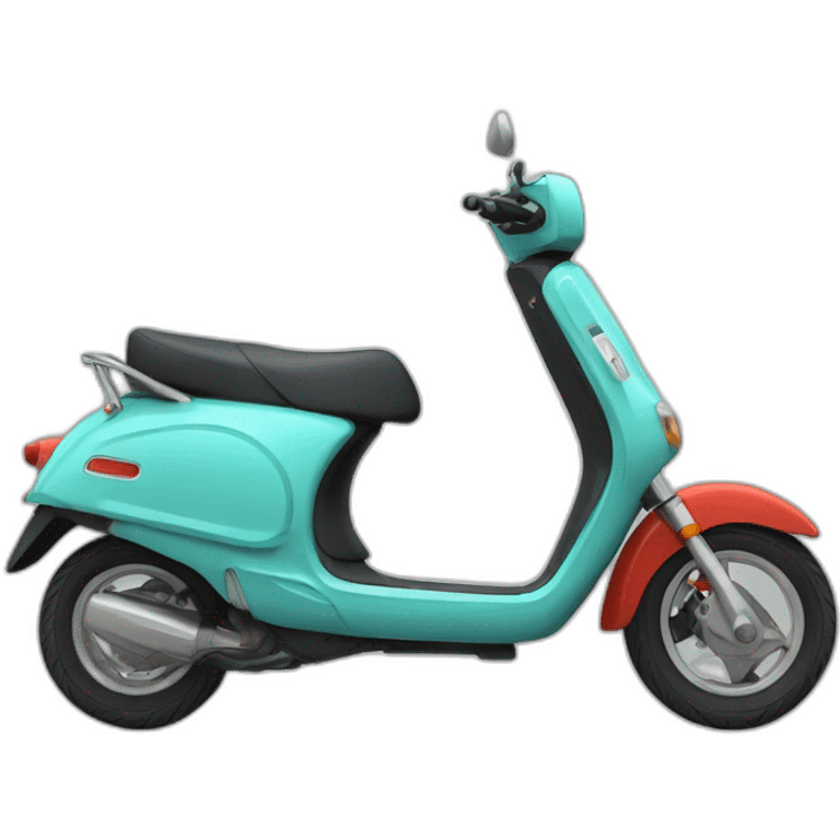 Shared Scooter with color code 311c emoji