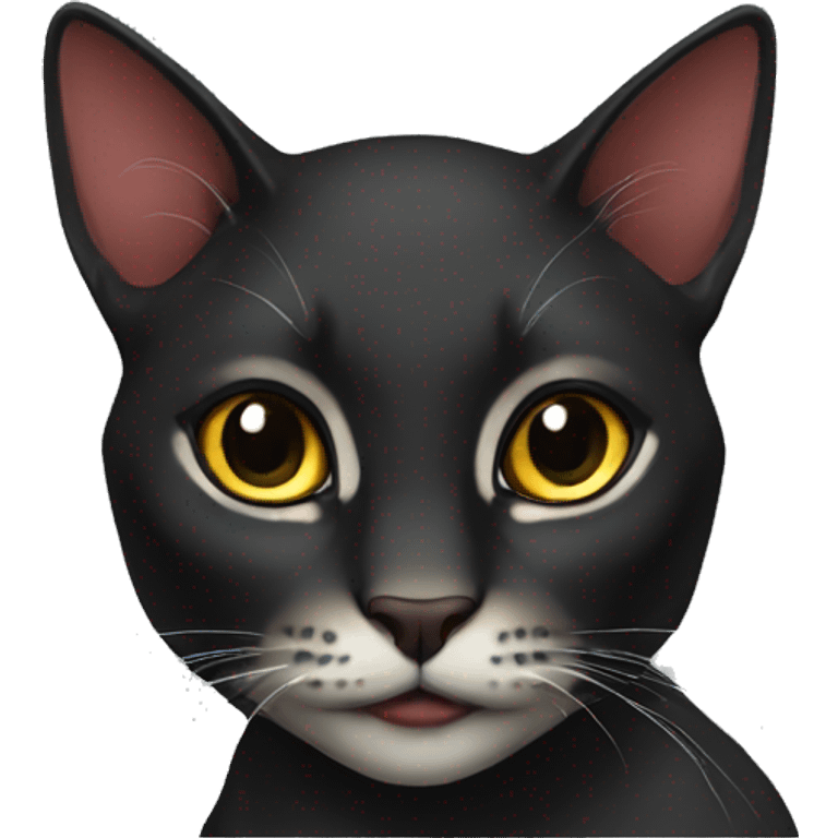 Female black tabaxi rouge emoji