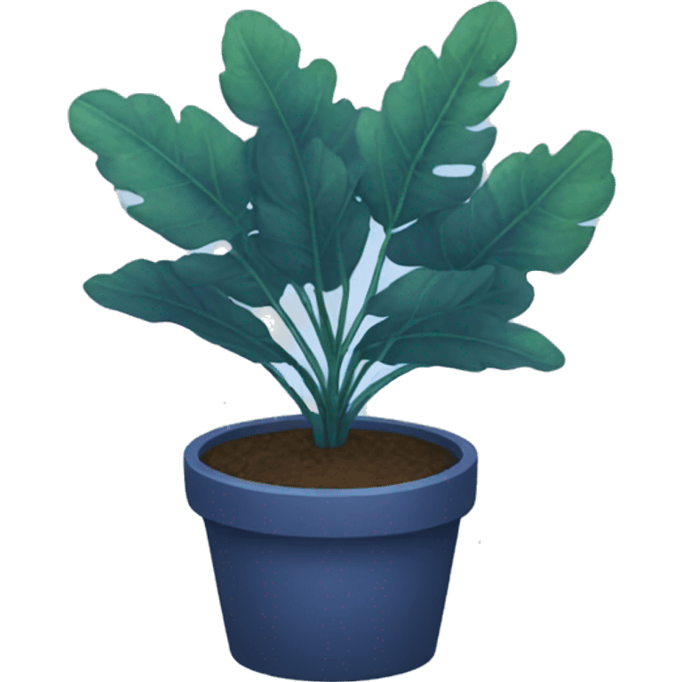 indigo plant emoji