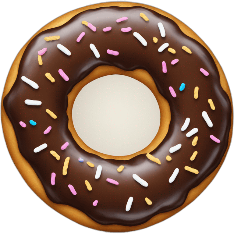 1 brown donut emoji