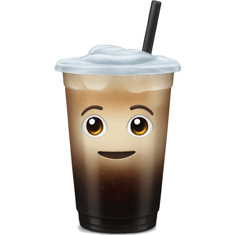 Iced americano black emoji