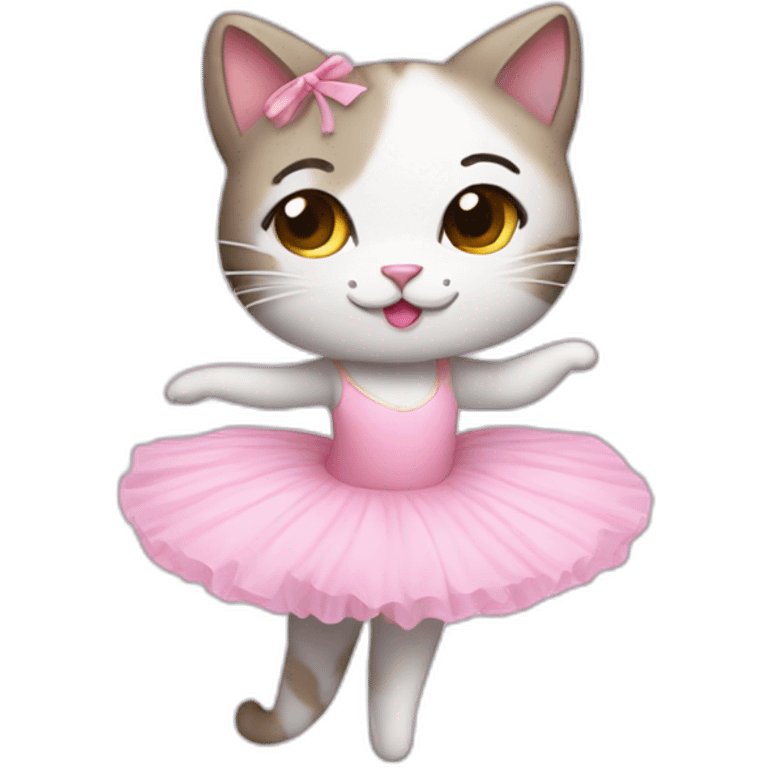 kawaii-ballerina-cat emoji