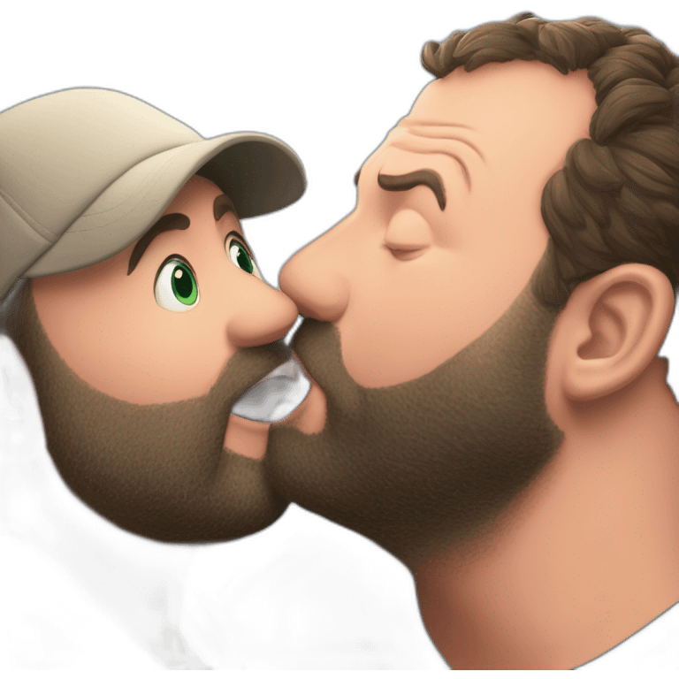 tom segura kissing bert kreischer emoji