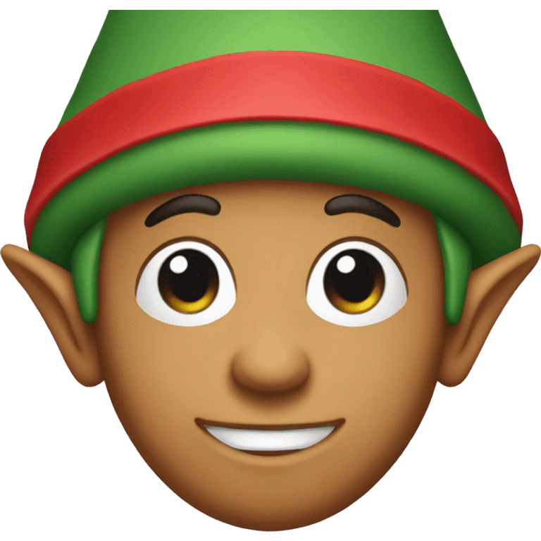 Christmas elf emoji