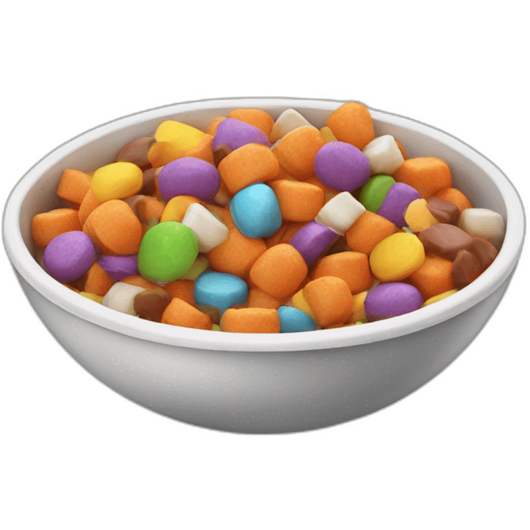 Bowl of Halloween candy emoji