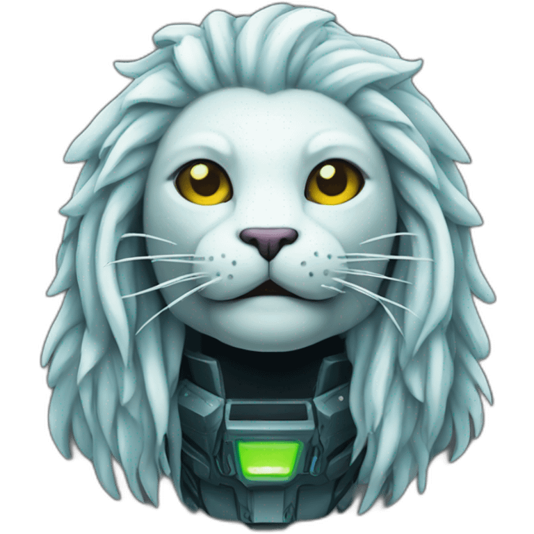 Cyberpunk Merlion  emoji