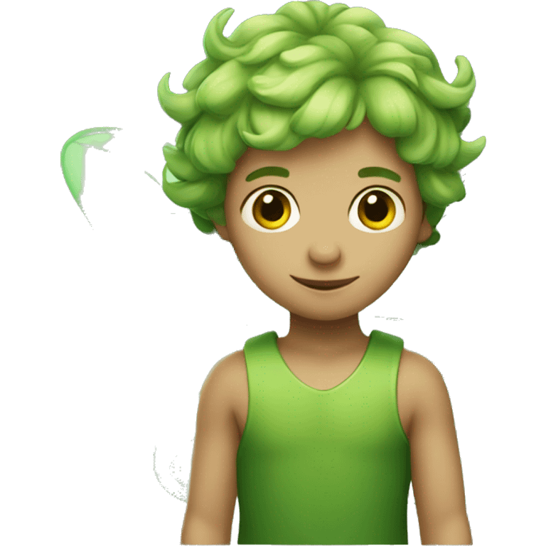 Little Green Fairy Male emoji