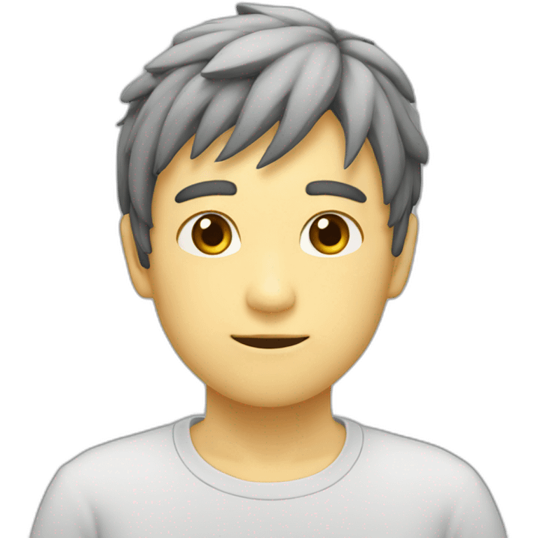 赤いタコのような頭の男 emoji