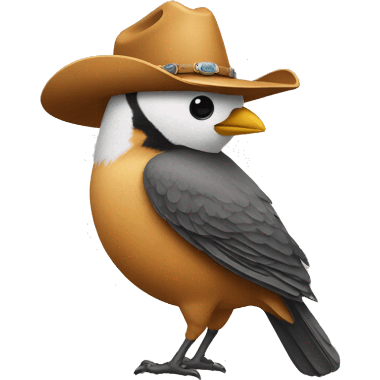 samsung bird with cowboy hat emoji