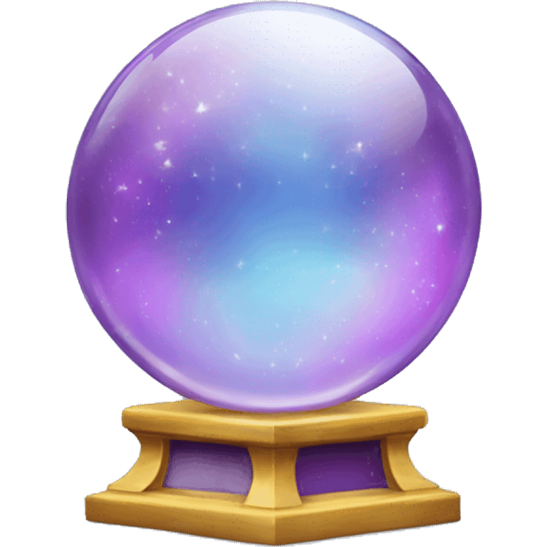 crystal ball sparkles emoji