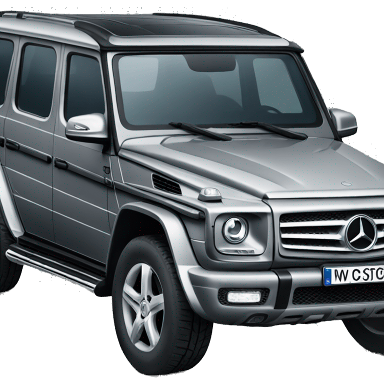 Mercedes grey suv  emoji