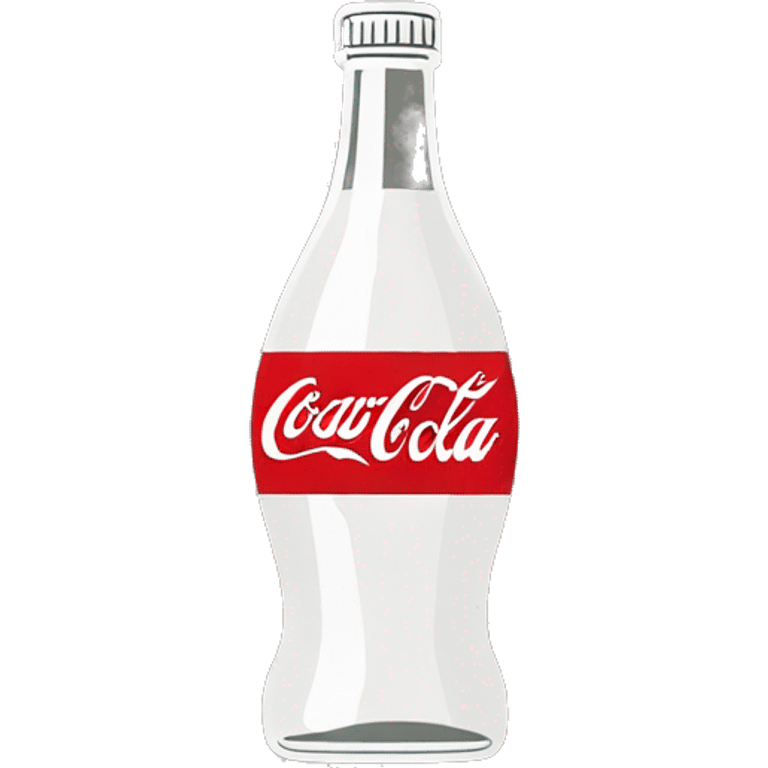 cocacola bottle very small with curvy bottle emoji