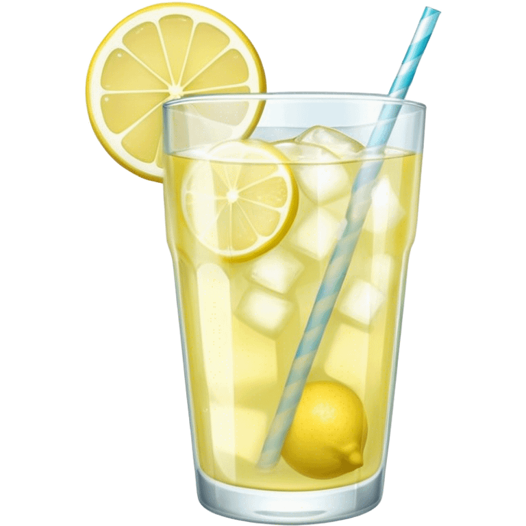 Lemonade with ice  emoji