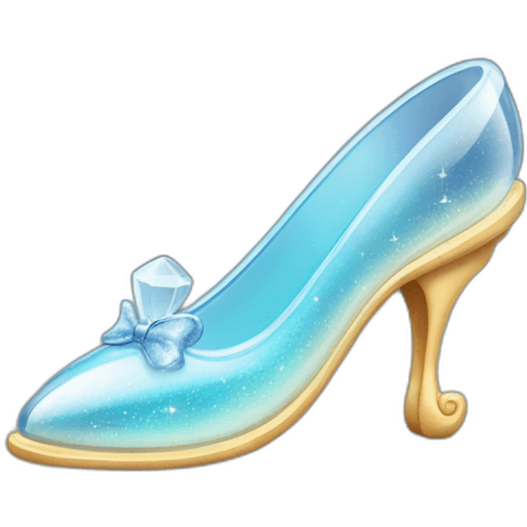 Cinderella glass slipper emoji