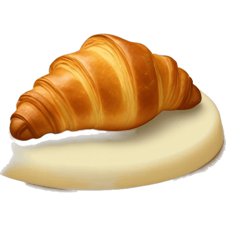 Pistaccio Croissant emoji