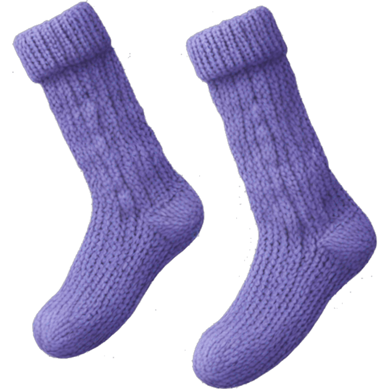 Knitted socks emoji