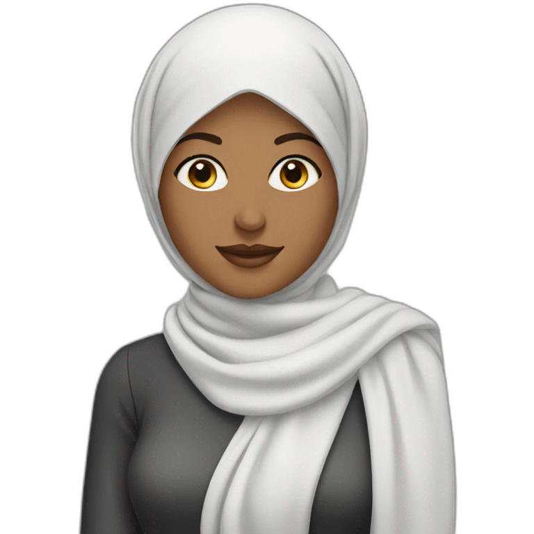 Interior Designer women with hijab emoji