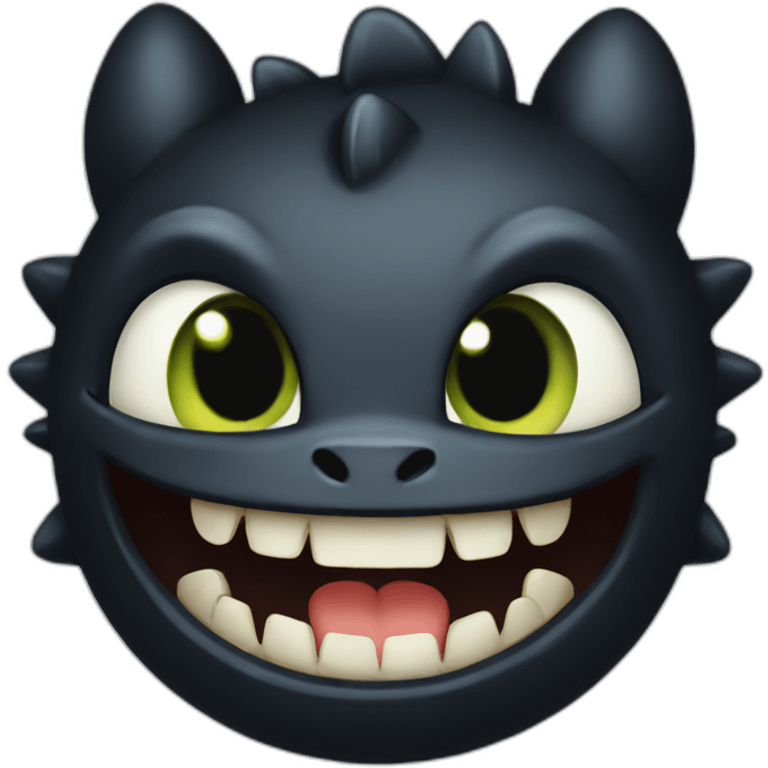 Toothless emoji