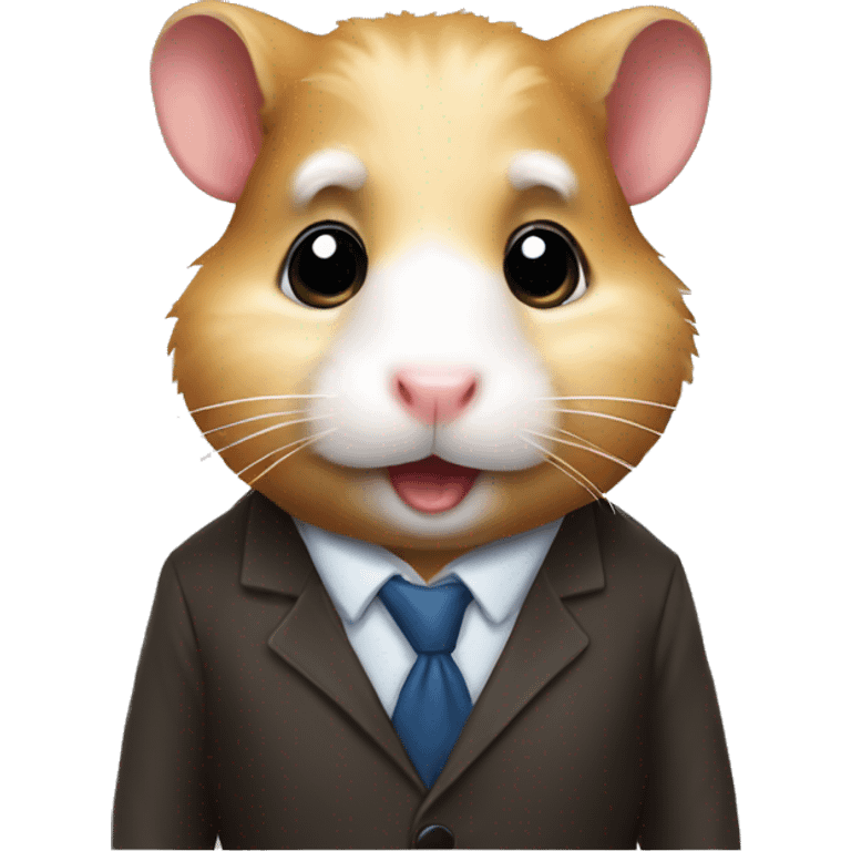 Hamster stock trader emoji