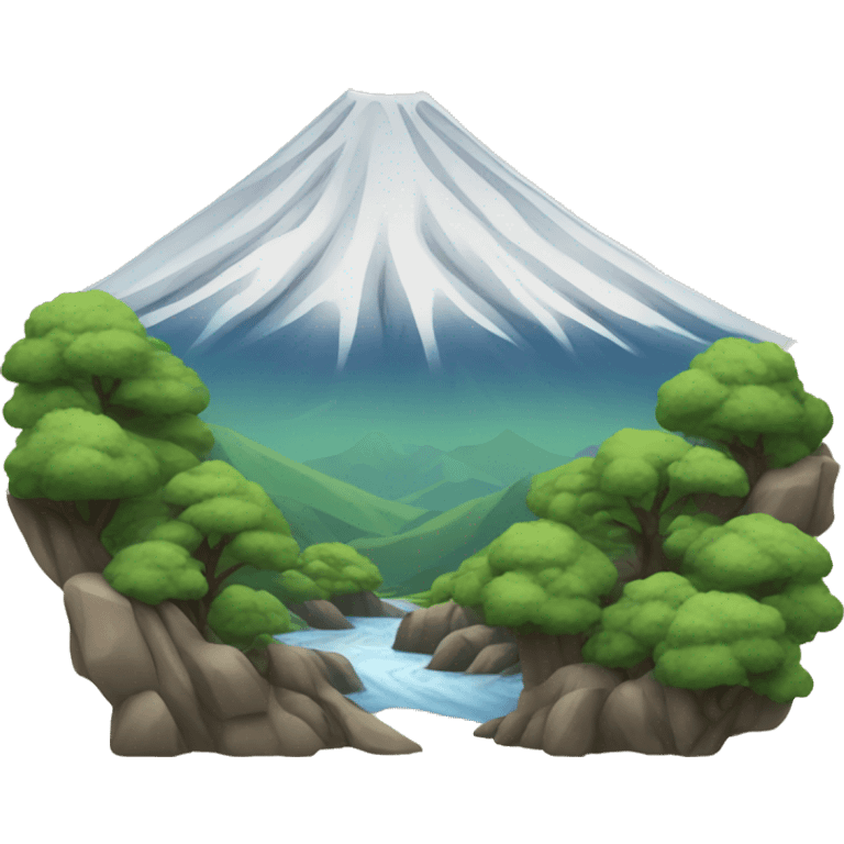 fuji mountain emoji