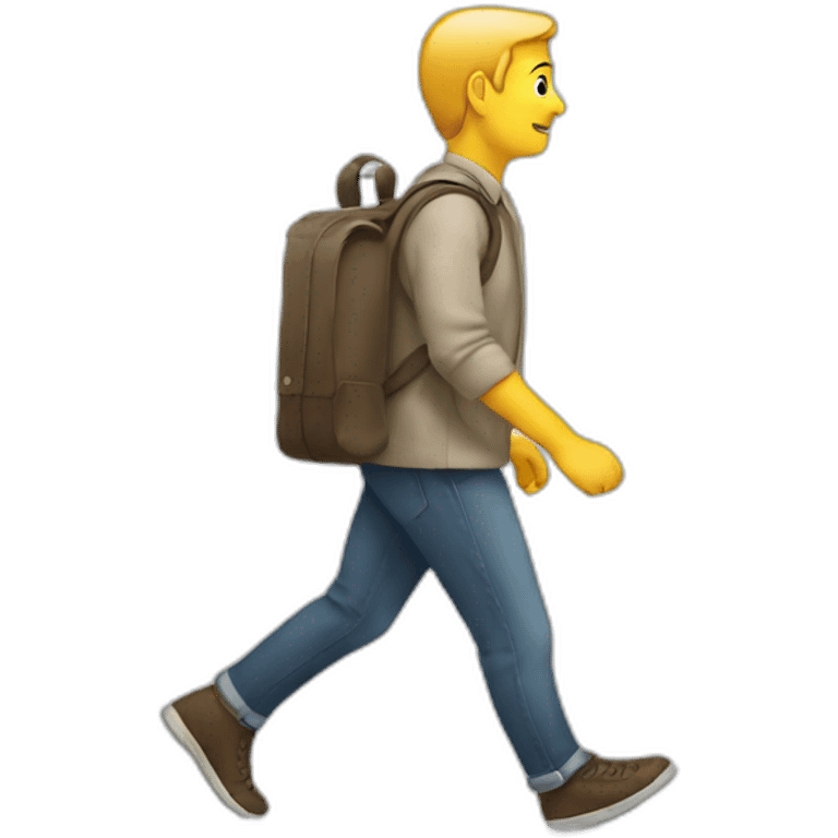 walking book emoji