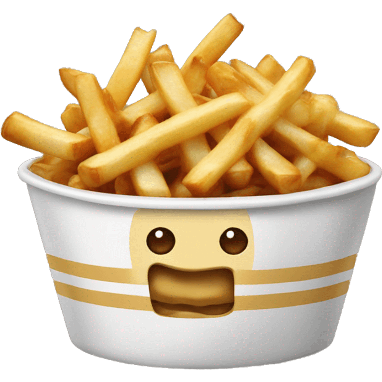 Potine qui mange du poutine  emoji